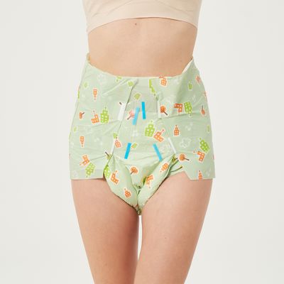 スーパー吸収性ABDL 大人の赤ちゃん用おむつ 表面が乾燥し 柔らかい呼吸できるデザイン