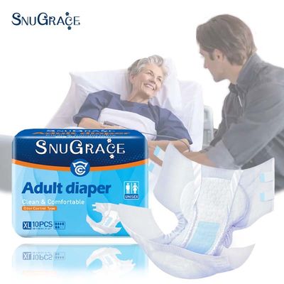 SNUGRACE 成人用おむつは 素早く吸収するための無料サンプルと 75g-150g フルフパールを提供しています
