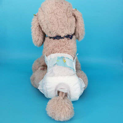 ペット用 青い大きな犬用 おむつ 3D 漏れ防止チャンネル