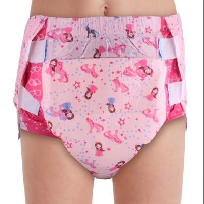 高吸収性 800ml-1500ml ABDL 成人用 おむつ カスタマイズされた 可愛いデザイン