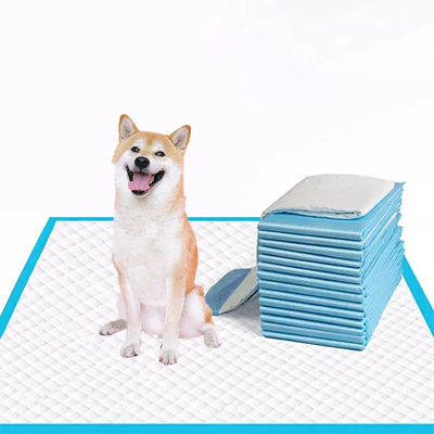 青色 5層 小型/中型/大型犬のためのペットトレーニングパッド スーパー吸収性