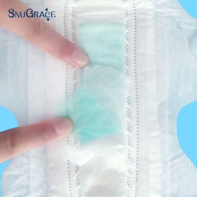 400〜1500ml 吸収性 SNUGRACE ネガティブイオン ブルーコア 女性用衛生用パッド 無料サンプル