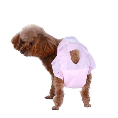 大型女性用犬用おむつ カスタマイズされた色 持続可能な使い捨て犬用おむつ