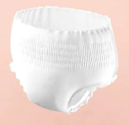 快適で吸収性のある綿の素材で使い捨ての女性用衛生用おむつパンツ