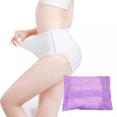 女性用 繊細で快適な 綿 の 柔らかい 月経 期間の パンティ 引き上げ デザイン